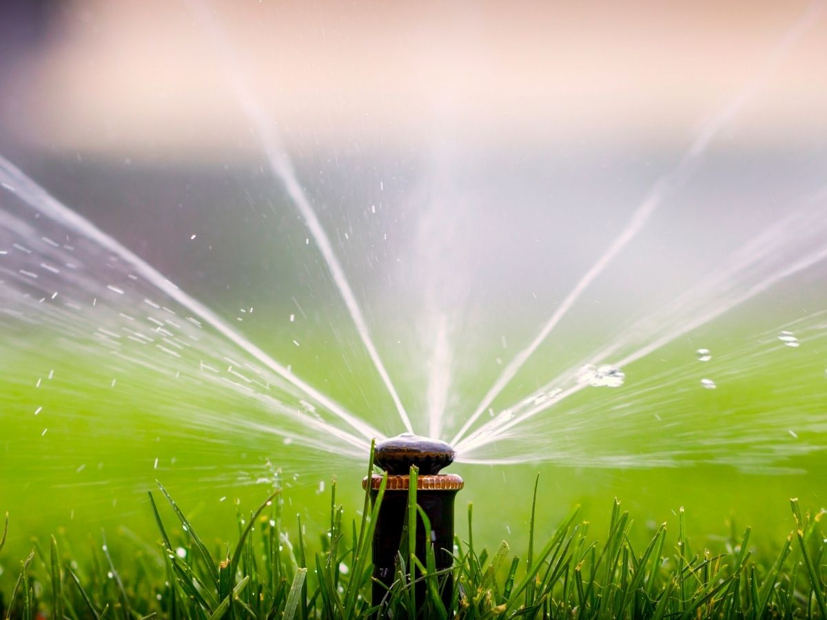 water sprinkler detail