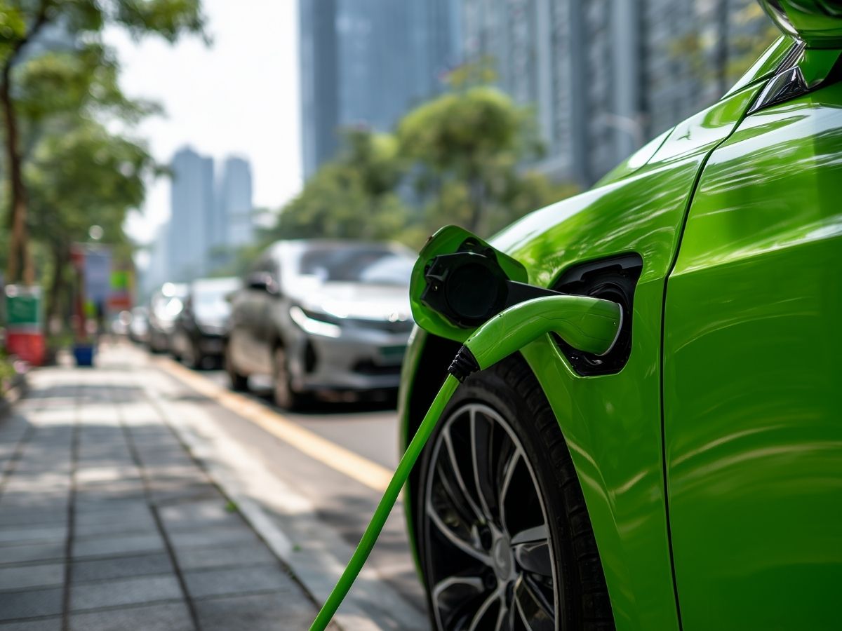 electric vehicle charging in the city